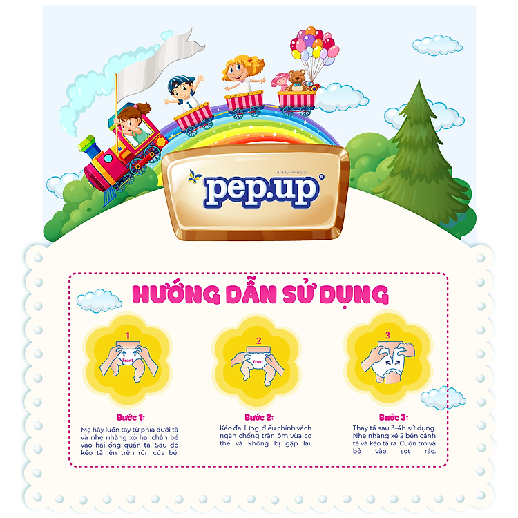 Combo 2 gói Tã Pep.up XXL Giá tốt - Hình ảnh 3