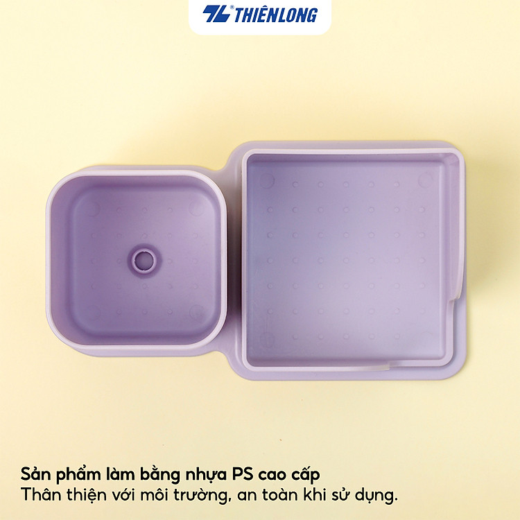 Ống cắm bút Thiên Long PS-003 - Khay giấy notes đa dụng - Ảnh 5