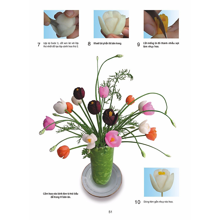 Nghệ Thuật Trang Trí Cắt Tỉa Rau Củ Và Trái Cây - Ảnh 3