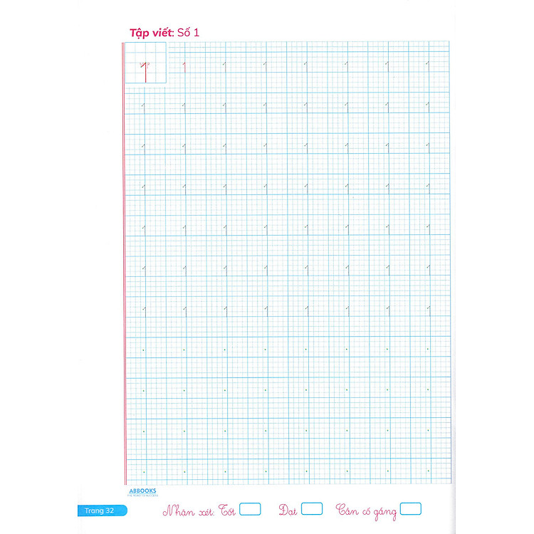 Luyện Viết Nét Cơ Bản Và Chữ Số - Vở Ô Li Có Chữ Mẫu - Bé Chuẩn Bị Vào Lớp 1 (ABB) - Ảnh 6