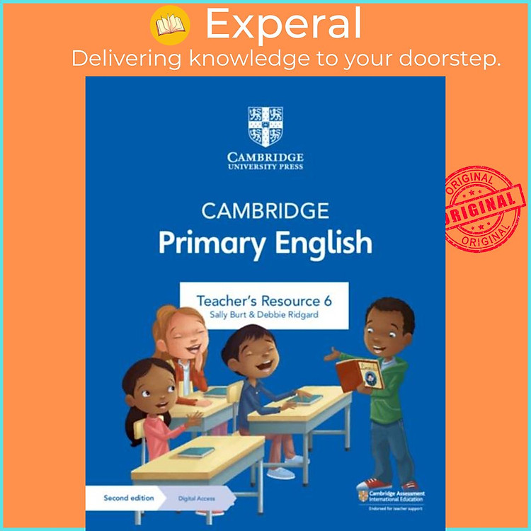 Sách - Cambridge Primary English Teacher's Resource 6 with Digital Access by Sally Burt (UK edition, paperback)