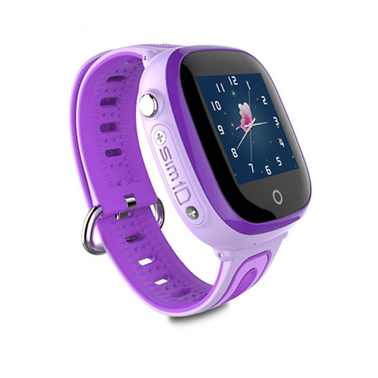 Đồng hồ thông minh định vị trẻ em DF31G (Tím) - tặng vòng tay Ruby