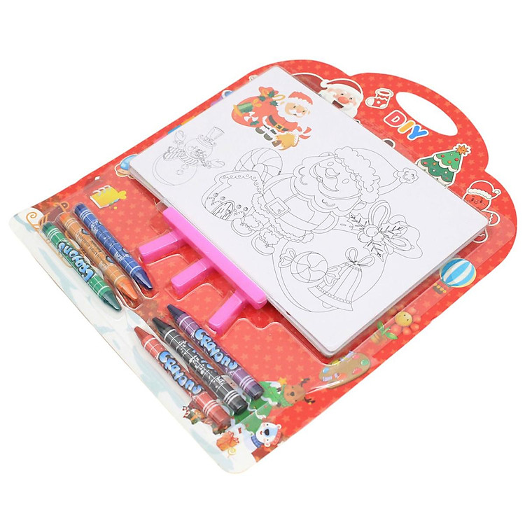 Bộ Tranh Tô Màu Giáng Sinh Wanlongda Chính hãng Tiết kiệm - Hình ảnh 5
