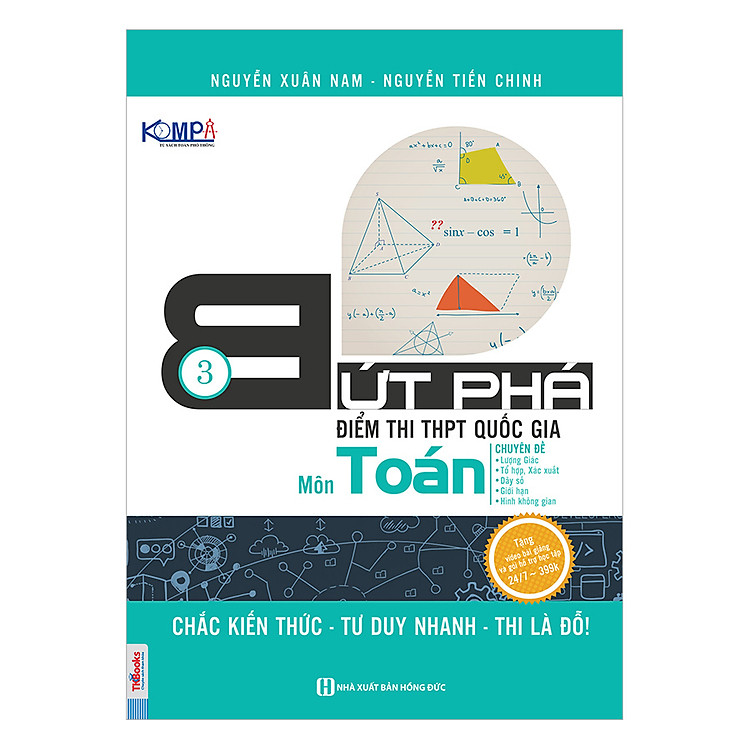 Sách Bứt Phá Điểm Thi THPT Quốc Gia Môn Toán (Tập 3)