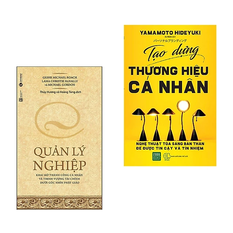 Combo 2 cuốn sách Kĩ Năng Làm Việc : Tạo Dựng Thương Hiệu Cá Nhân + Quản Lý Nghiệp (Tái Bản)