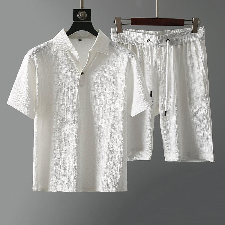 Set Đũi Nam Thời Trang Bộ Cộc nam mùa hè quần áo đẹp mát thấm hút tốt B10