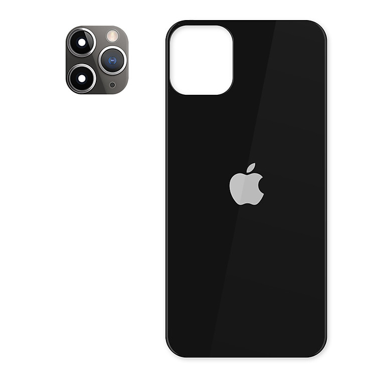 Combo Cường lực mặt sau + Ốp Độ Cụm Camera iPhone X/ Xs/ Xs Max Giả iPhone 11 Pro/ 11 Pro Max Bản Mắt Lồi Giống Thật 99%- Handtown- Hàng Chính Hãng