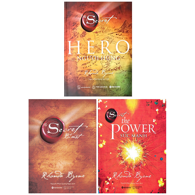 Combo The Power - Sức Mạnh + The Hero - Người Hùng + The Secret - Bí Mật Luật Hấp Dẫn (Bộ 3 Cuốn) _TM