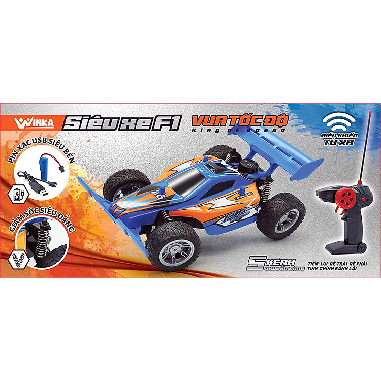 Siêu Xe F1 Vua Tốc Độ Winka DK81041 Chính hãng Tiết kiệm - Hình ảnh 2