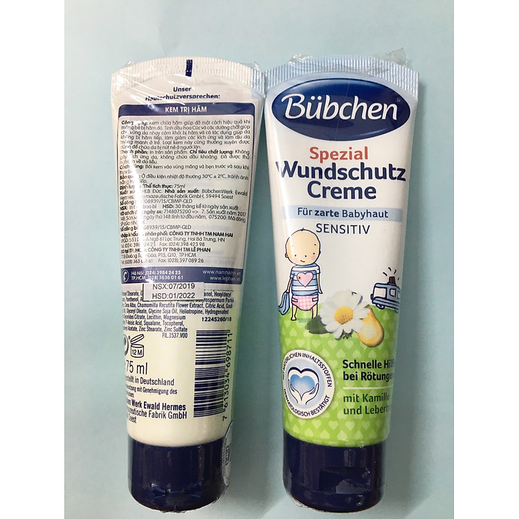 Combo 2 Tuýp Kem Hăm Bubchen 75ml Chính hãng Giá rẻ - Hình ảnh 3