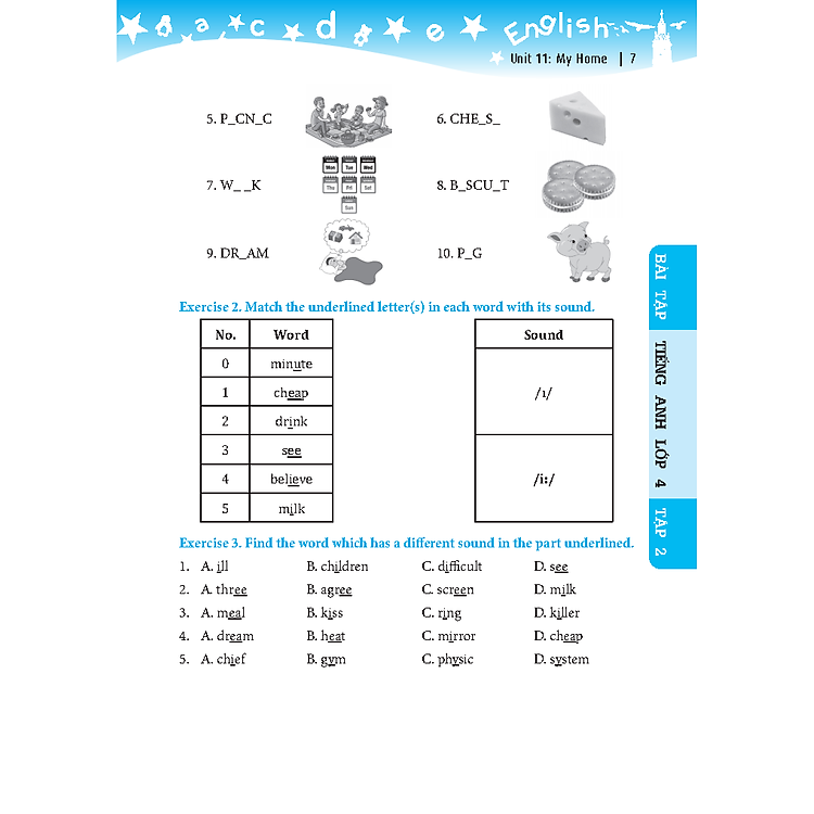 Global Success - Bài Tập Tiếng Anh Lớp 4 - Tập 2 (Có Đáp Án) - Ảnh 3