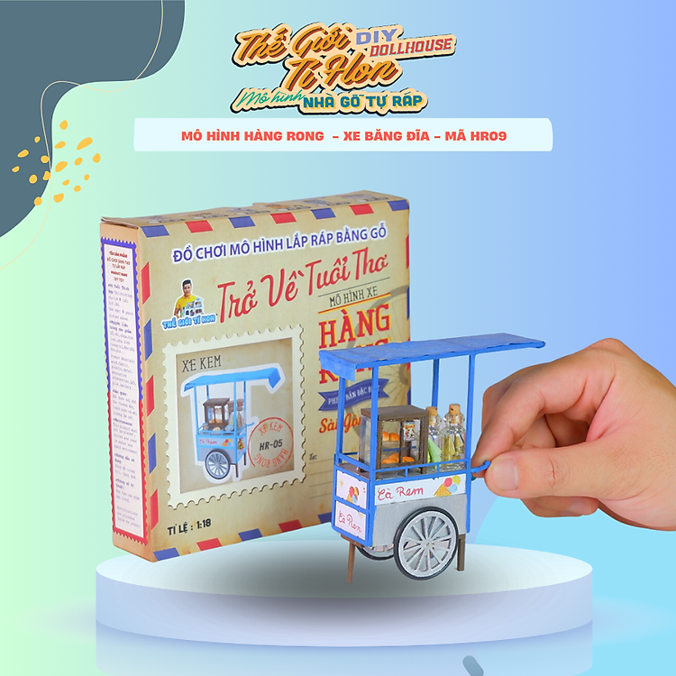 Mô hình tự lắp ráp xe kem Chính hãng Ưu đãi