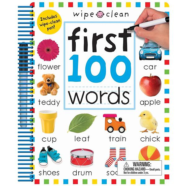 Wipe Clean: First 100 Words – Extended Edition