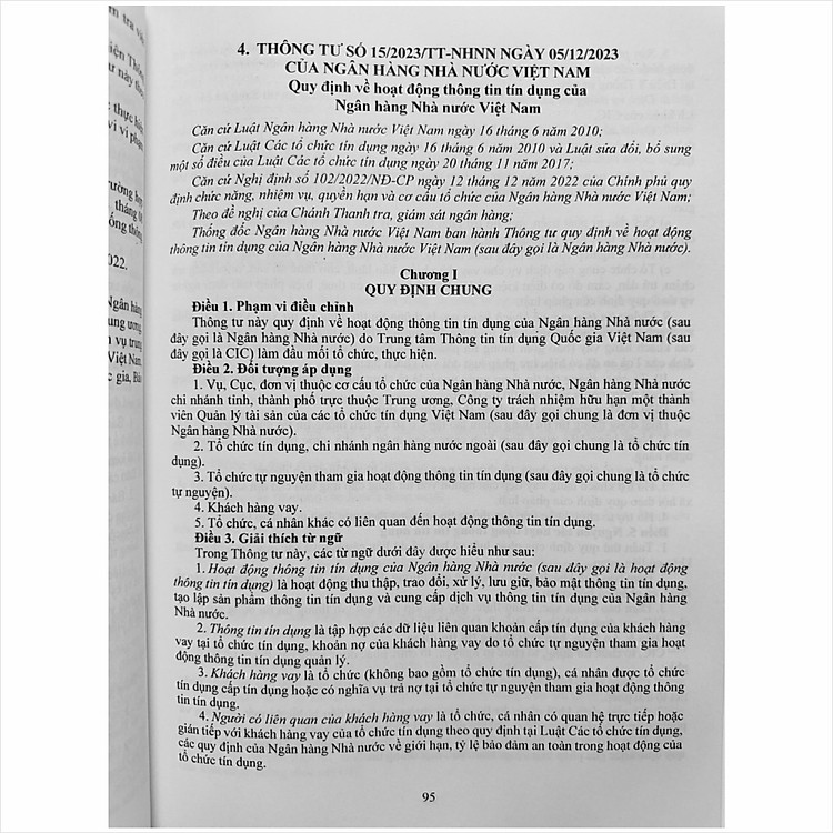 Thẩm Định Tín Dụng – Quy Định Về Quản Lý Rủi Ro và Luật Các Tổ Chức Tín Dụng (V2418D) - Ảnh 5