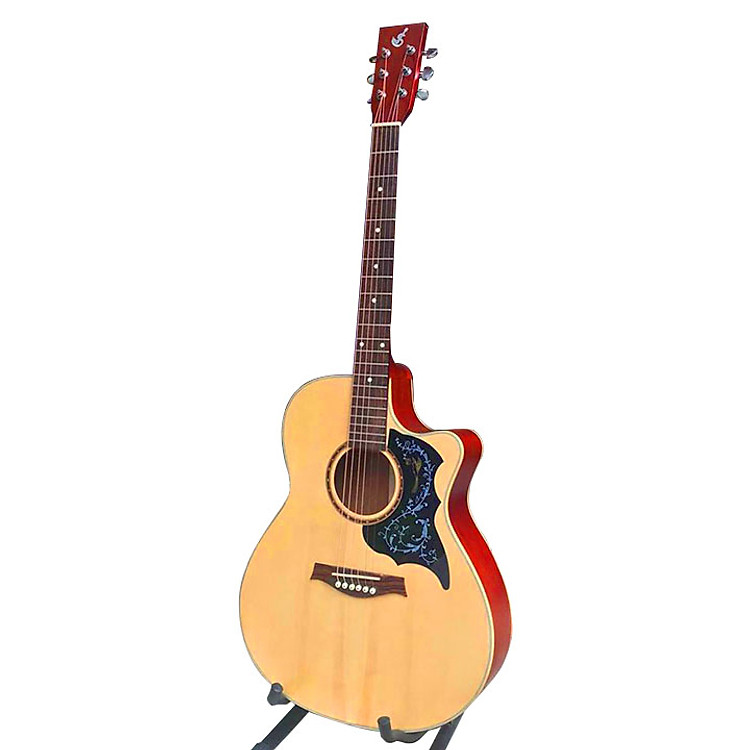 Đàn guitar acoustic SVA2 - gỗ nguyên tấm có ty dễ tập độ bền cao