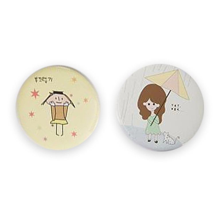 Combo 2 gương mini cầm tay hoạt hình (mẫu ngẫu nhiên)