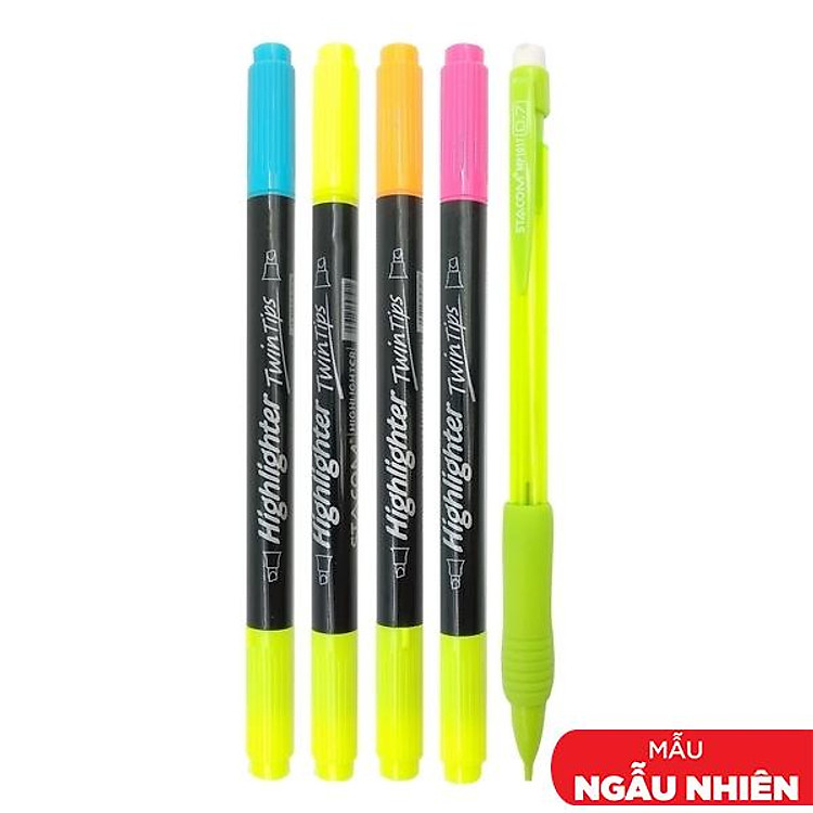 Bút Dạ Quang 2 Đầu VHL105 (4 chiếc)