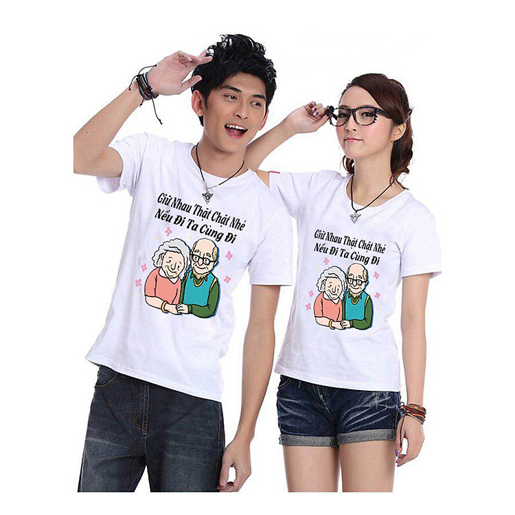 Bộ Áo Thun Đôi Nam Nữ A223