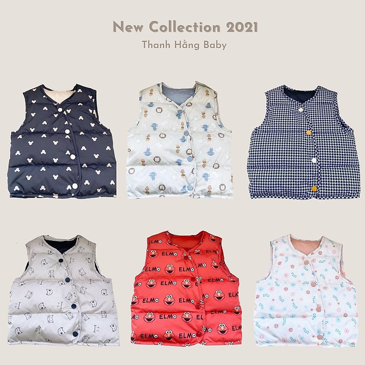 Áo Phao Gile Cho Bé Trai Bé Gái Thanh Hằng Baby Từ 11 - 19 Kg