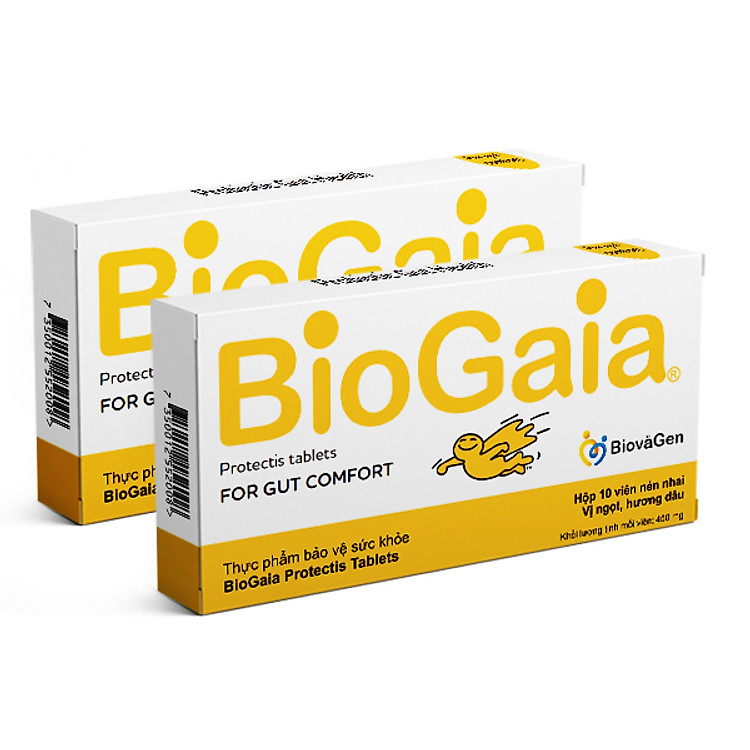 Combo Thực phẩm chức năng Men vi sinh BioGaia Protectis cho bà bầu (Hộp 10 viên)
