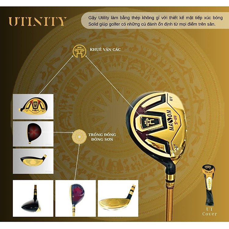 Gậy Utility - Trống đồng đông sơn | Nason Golf