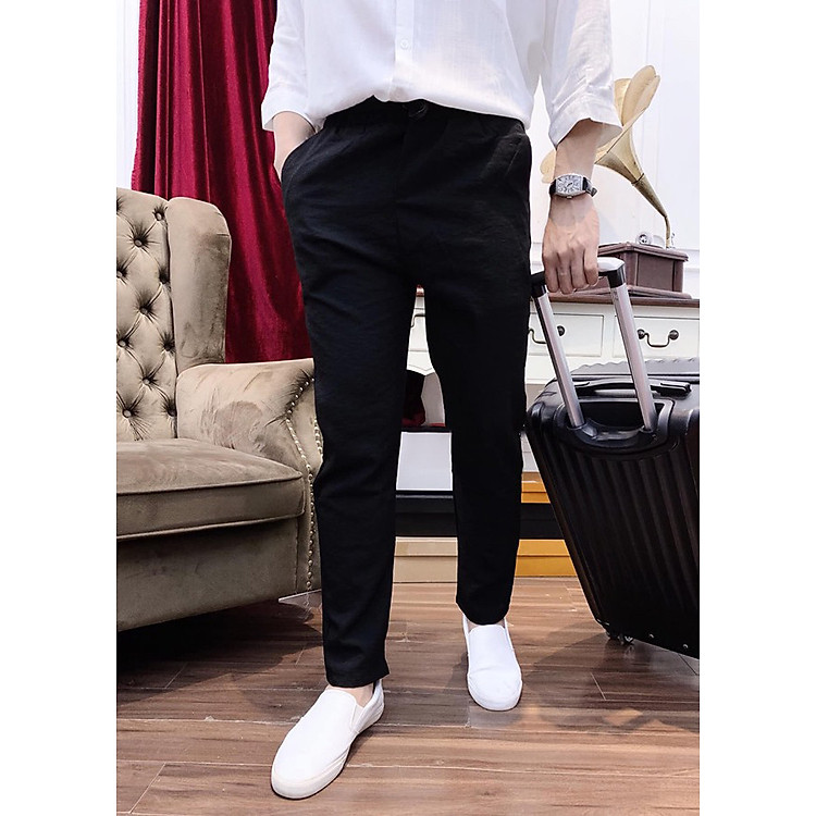 Quần Đũi Nam Đen Dáng Ôm Ống Côn DUIDEN01