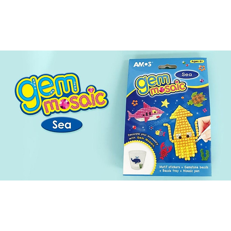 Bộ đồ chơi xếp hình AMOS Gem Mosaic Chính hãng Tiết kiệm - Hình ảnh 2