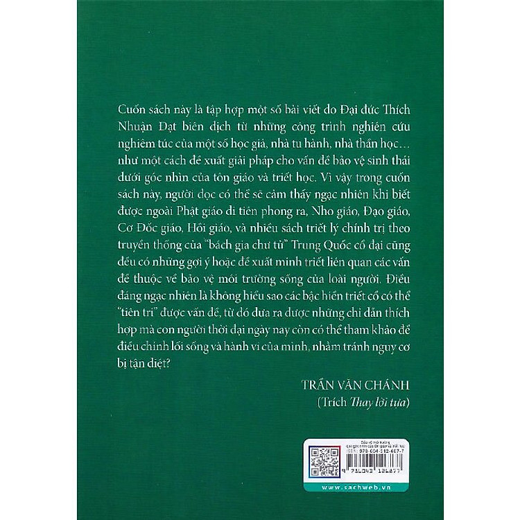 Bảo Vệ Môi Trường Qua Góc Nhìn Của Tôn Giáo Và Triết Học - Ảnh 2