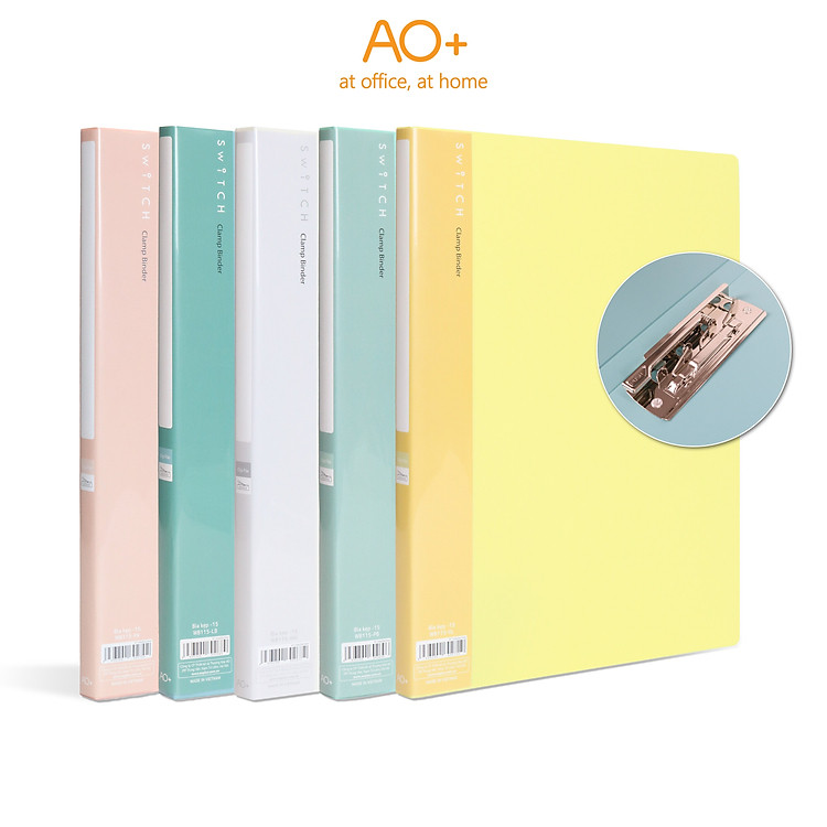 Bìa Kẹp File Tài Liệu A4 (15mm) – Trắng