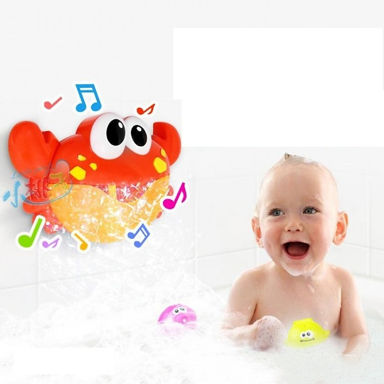 Cua thổi bong bóng có nhạc cho bé