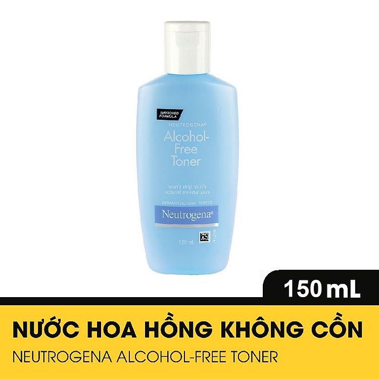Nước hoa hồng không chứa cồn Neutrogena Alcohol Free Toner 150ml