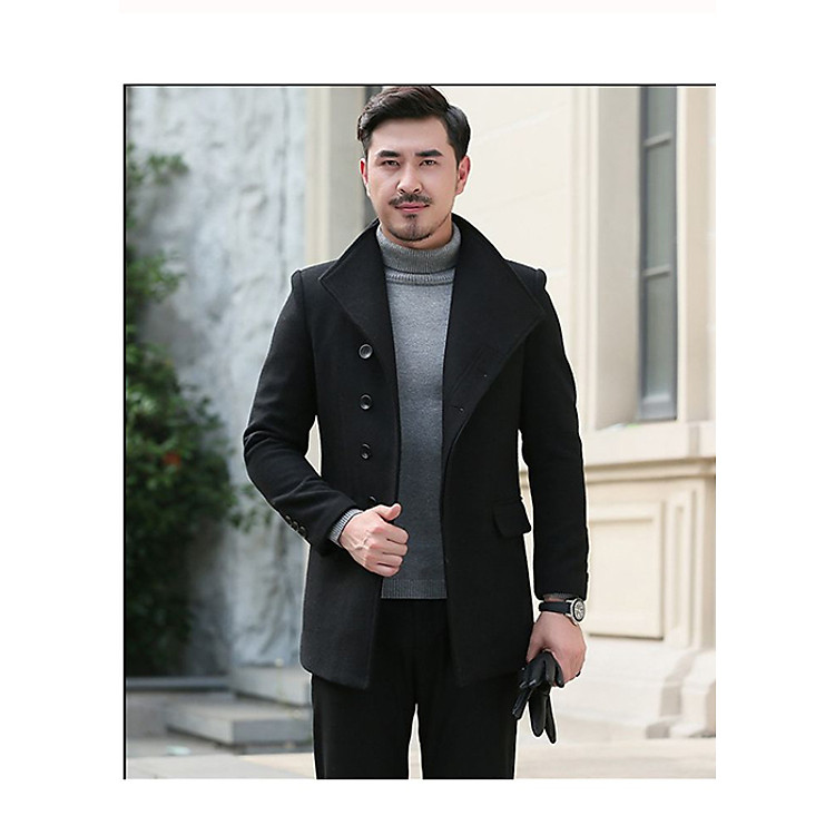 Áo khoác dạ nam lịch lãm NAD86