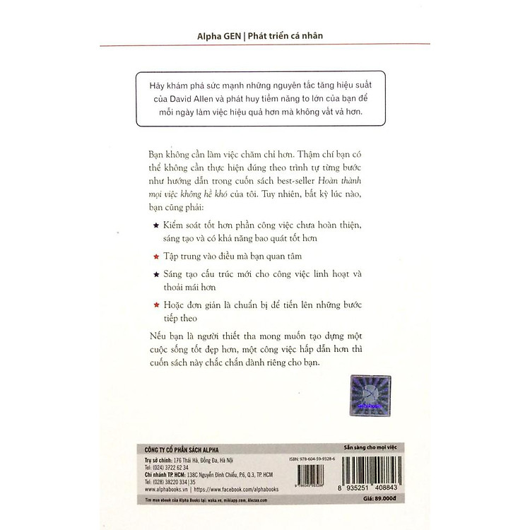 Sẵn sàng cho mọi việc (Tái bản 2018) - Ảnh 3