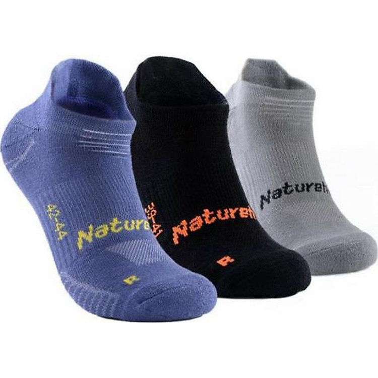 Tất, Vớ Thể Thao Nam Kháng Khuẩn Chống Mùi Thoáng Khí Thoát Mồ Hôi Nhanh NatureHike NH17A015-M
