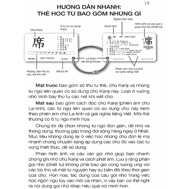 Hộp Flash Cards - Kanji 2 (200 Thẻ + 1CD) - Ảnh 2