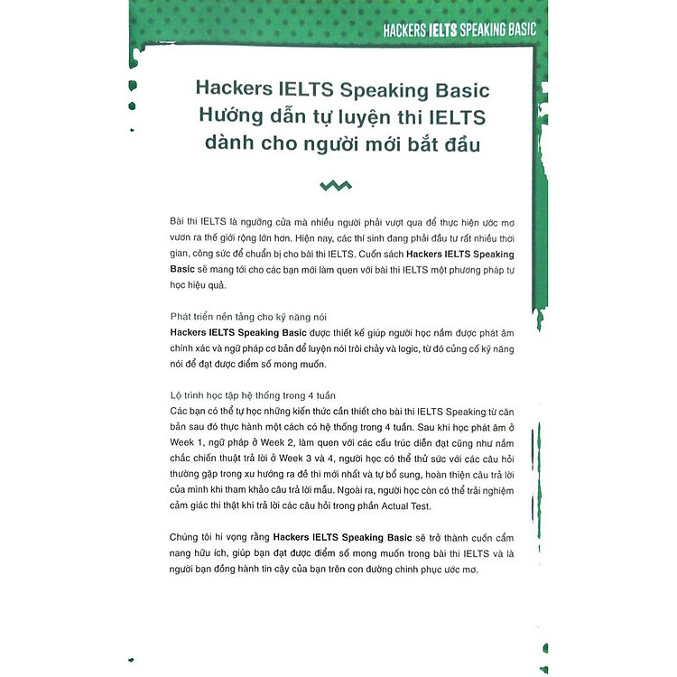 Hacker IELTS Basic - Speaking - Ảnh 5