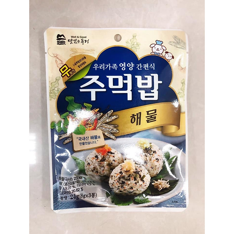 GIA VỊ RẮC CƠM CHÁO WELL & GOOD HÀN QUỐC CHO BÉ TỪ 9 THÁNG