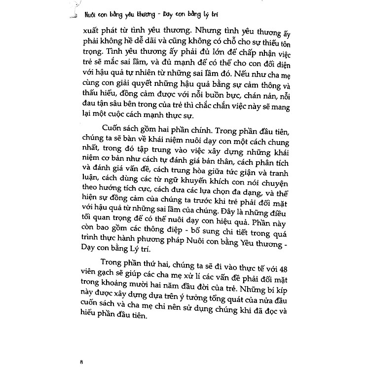 Nuôi Con Bằng Yêu Thương - Dạy Con Bằng Lý Trí (Tái Bản 2022) - Ảnh 2
