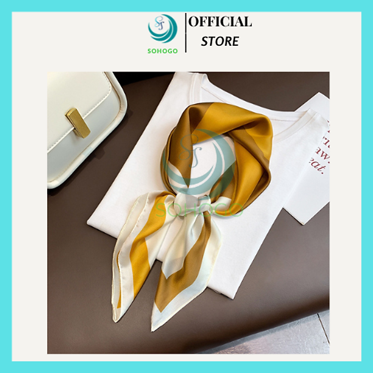 Khăn Lụa Vuông 70 cm -CHỌN MẪU- Khăn Turban Badana Quàng Cổ Nữ Công Sở Quấn Tóc Quấn Túi Làm Áo Yếm Lụa Cao Cấp