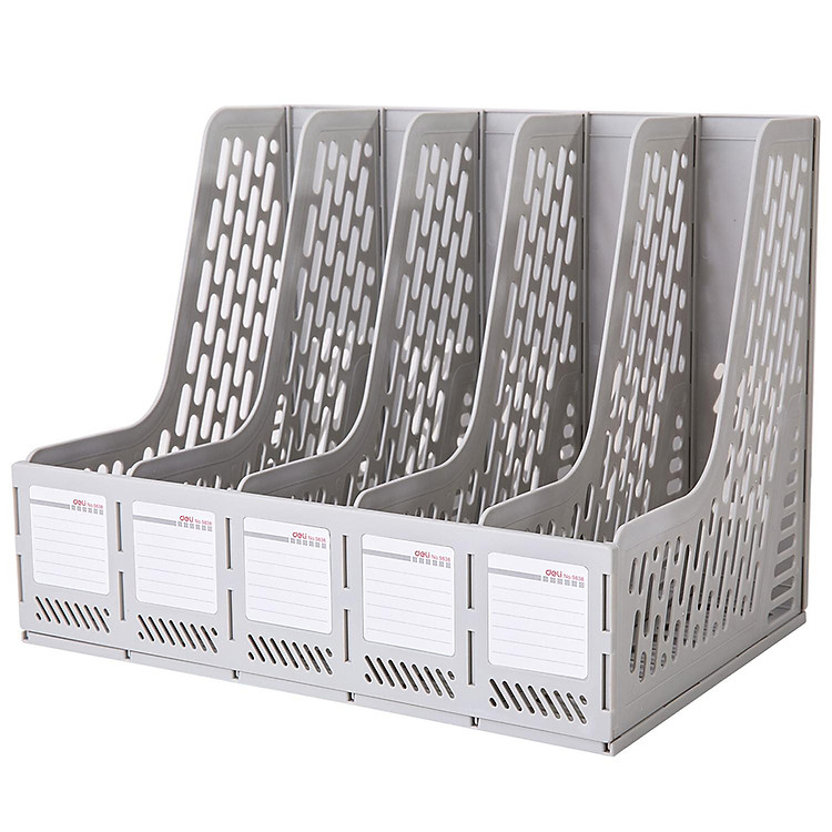 Khay Tài Liệu 5 Ngăn Đứng Deli 9838