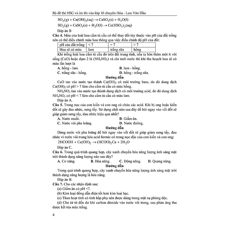 Bộ Đề Thi Học Sinh Giỏi Và Ôn Thi Vào Lớp 10 Chuyên Hóa - Ảnh 7