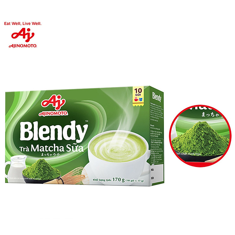 Trà matcha sữa Blendy 170g
