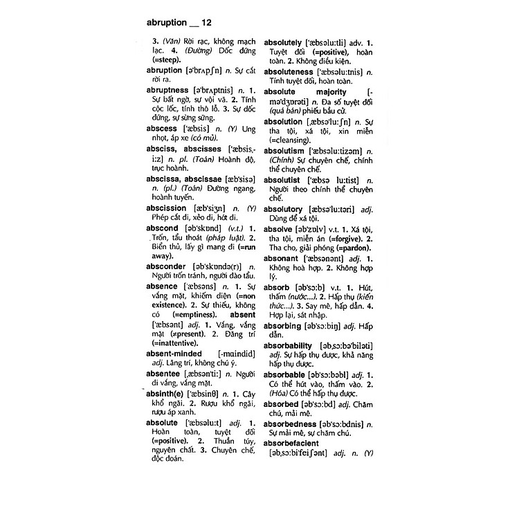 Từ Điển Anh - Việt 340.000 Mục Từ Và Định Nghĩa (Tái Bản 2022) - Ảnh 5