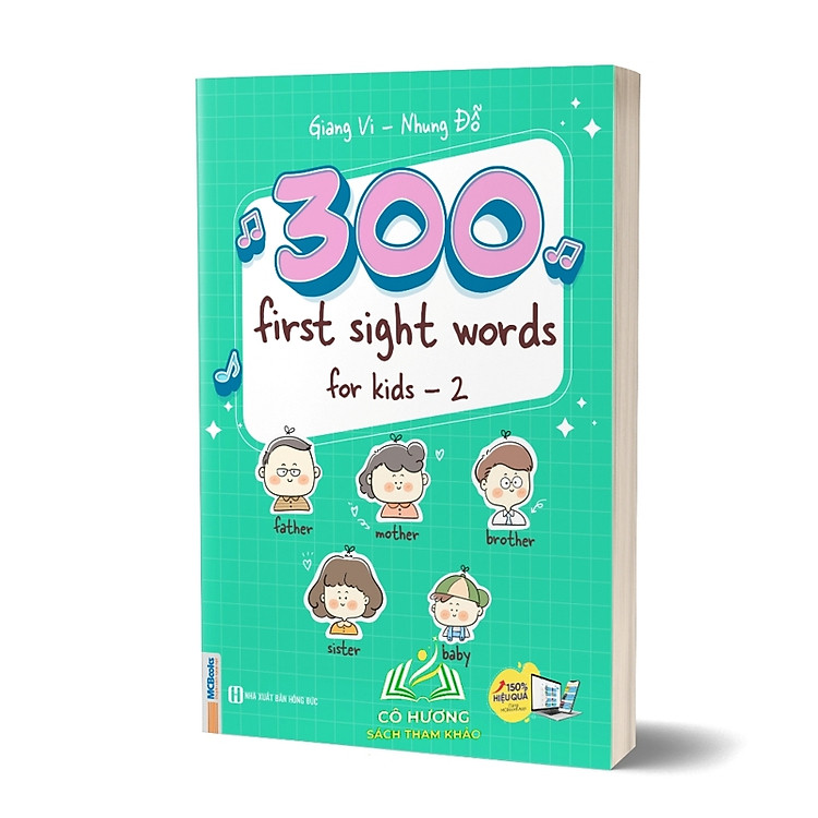 300 First Sight Words for Kid (Tập 2)