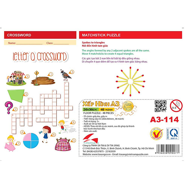 Xếp hình Gấu Trúc 48 Mảnh - Tặng Đố Chính hãng Giá tốt - Hình ảnh 2