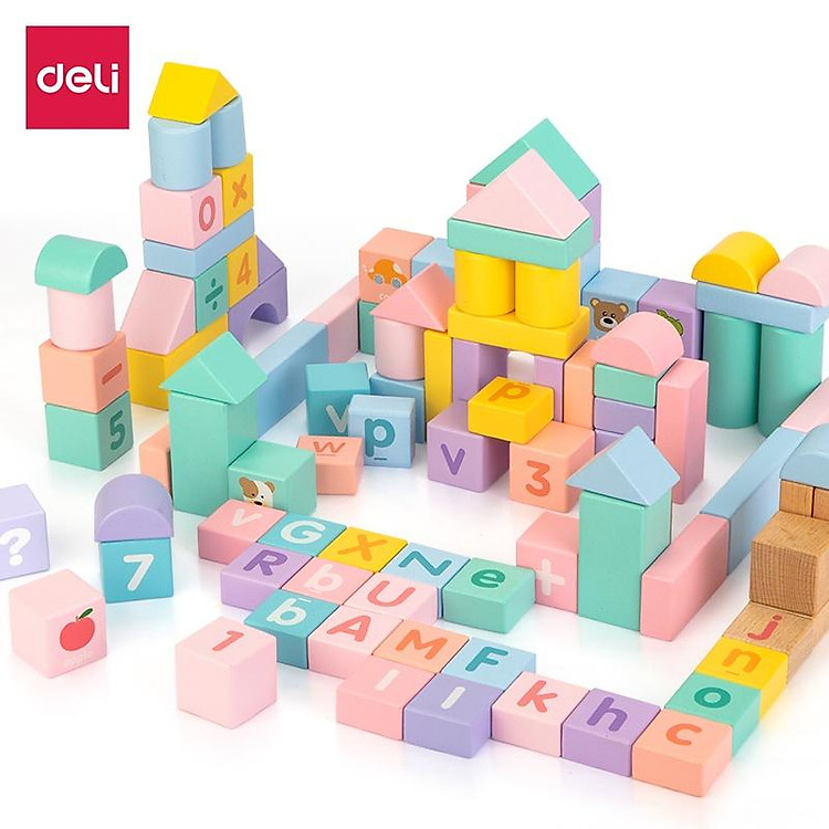 Mua tại Lazada: Bộ xếp hình gỗ mô hình thành phố Deli Chính hãng Ưu đãi