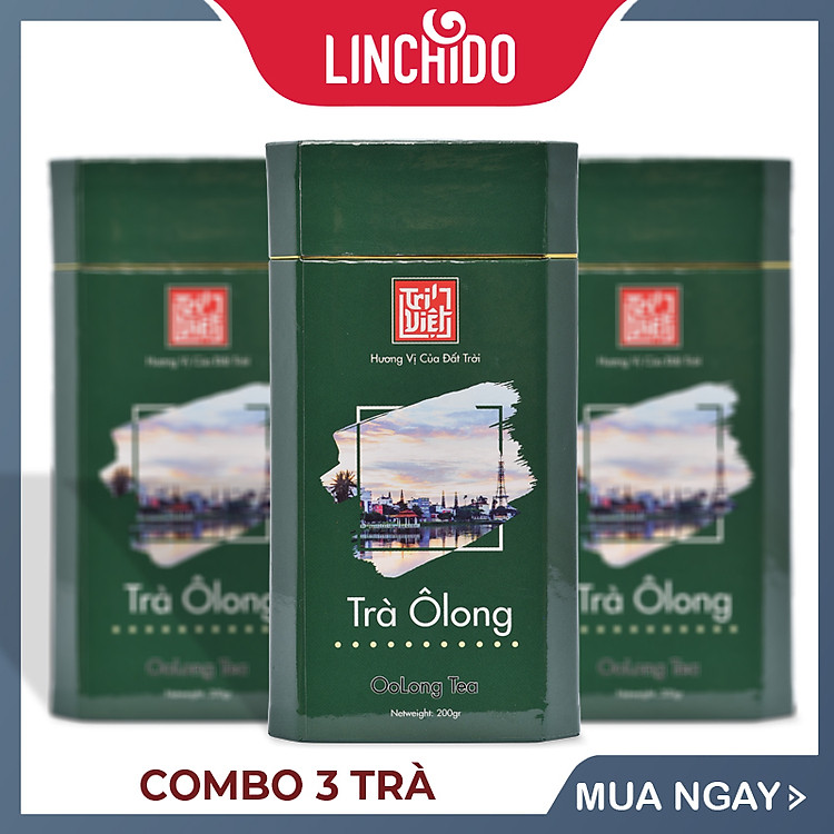 Combo 3 Hộp - Trà Oolong Kim Tuyên - Hộp 200g