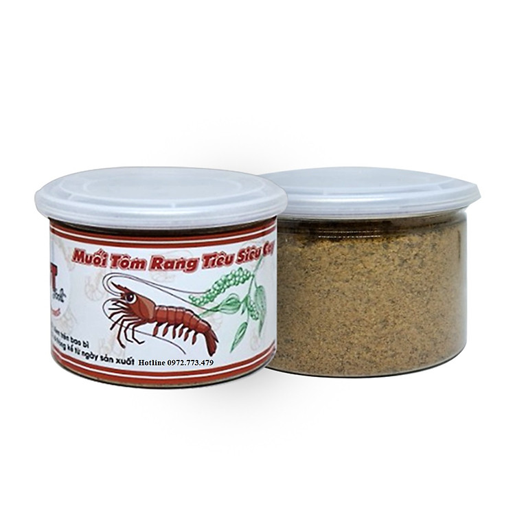 Muối Tôm Rang Tiêu Siêu Cay