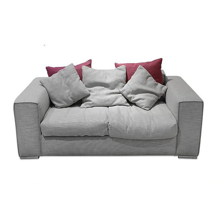 Sofa Vải 2 Chỗ Juno Parasso 178 x 106 x 70 cm (Xám nhạt)