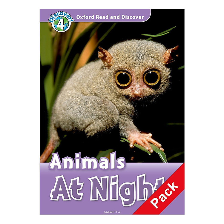 Sách Oxford Read and Discover 4: Animals At Night Audio CD Pack